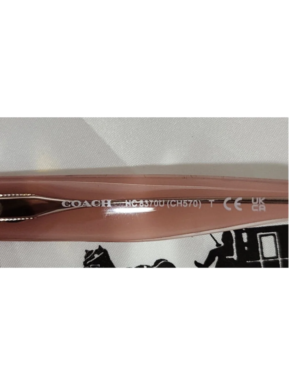 Coach RX Sunglasses Pink Cat Eye